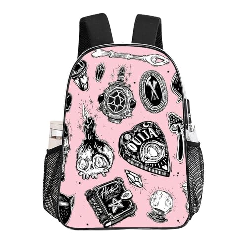 Pink Witchy Witch 17 Inch Transparent Bag Made of PVC Material for Both Men And Women4