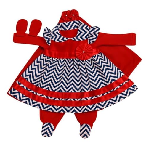 Kit Saída Maternidade Luxo 5 Peças -Menina Becca Saída Maternidade Completa para Bebê – Conjunto Luxo Recém-Nascido – Enxoval com Manta e Roupinha Menina