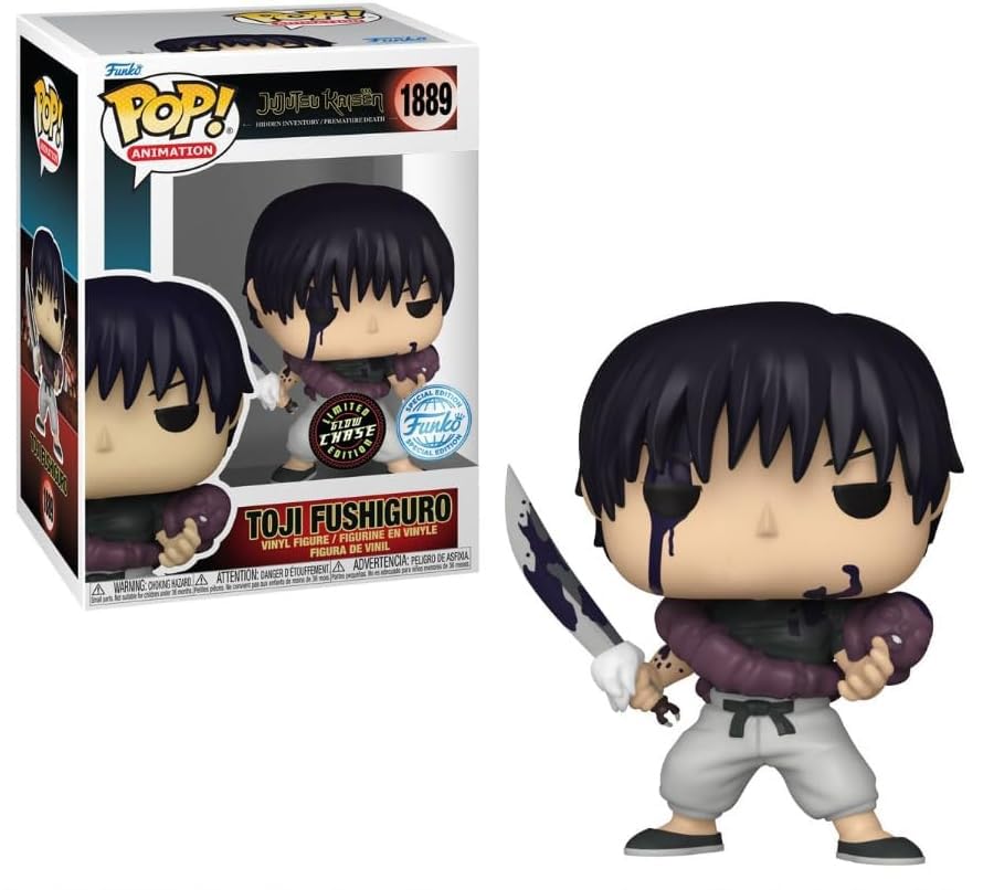 Funko Pop! Animation | Jujutsu Kaisen Toji Fushiguro Nº1889 Chase | Edición Chase Exclusiva y Limitada | Figura de Vinilo Coleccionable para Fans del Anime | FS