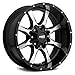 MO970 20x10, Bolt Pattern: 8x170/, Offset: -18, GLOSS BLACK MACHINED FACE, set of 1