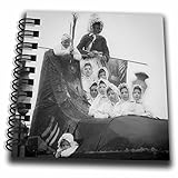 4 x 4 inches spiral bound glossy hard covered 9/16 inch Twin loop wire binding spine 75 unlined pages, 3.75 x 4 inches Unlined bright White 22 lb. Paper Pages lay flat when book is opened