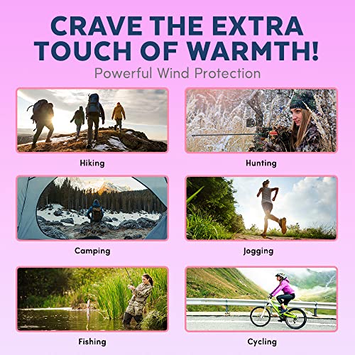 Trailcrest Women’s Classic Fit Polar Soft Fleece Long Sleeve Full Zip Jacket Coat With Pockets, Xl, Gray & Pink Camo #TOP6