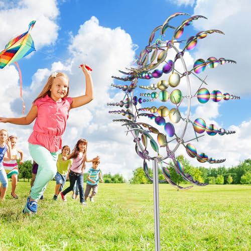 Vzvxcc 002 Magical Metal Windmill 3D Wind Spinner thumb #4