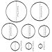 DECORA Circle Cutting Dies Stencil for DIY Scrapbooking Album Paper Card Embossing Craft Decoration
