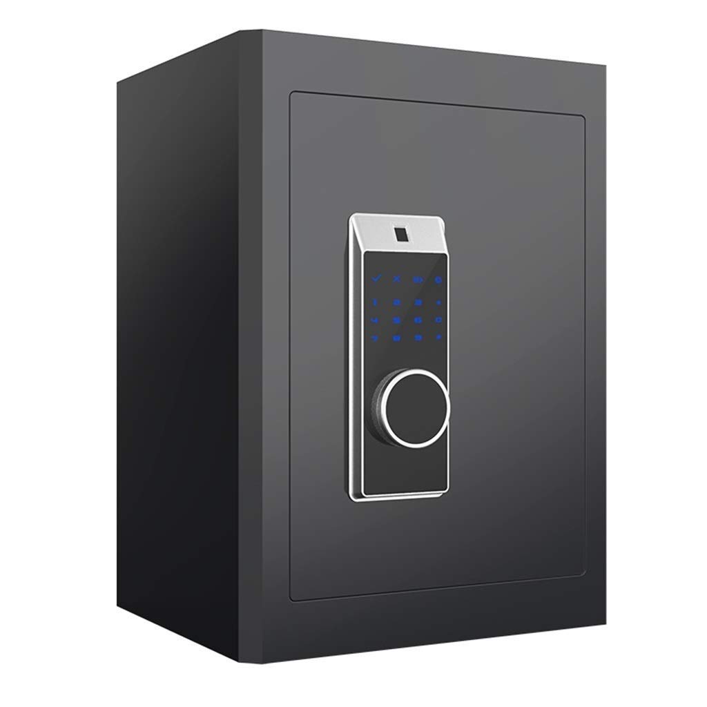 ROSHANA Safe Box Fireproof Waterproof Safe Safe Bedroom Unique Unlocked with Electronic Password and Fingerprint Home Office Invisible Safe Deposit Box for Home Office G-u-n Cash Use Storage LEOWE