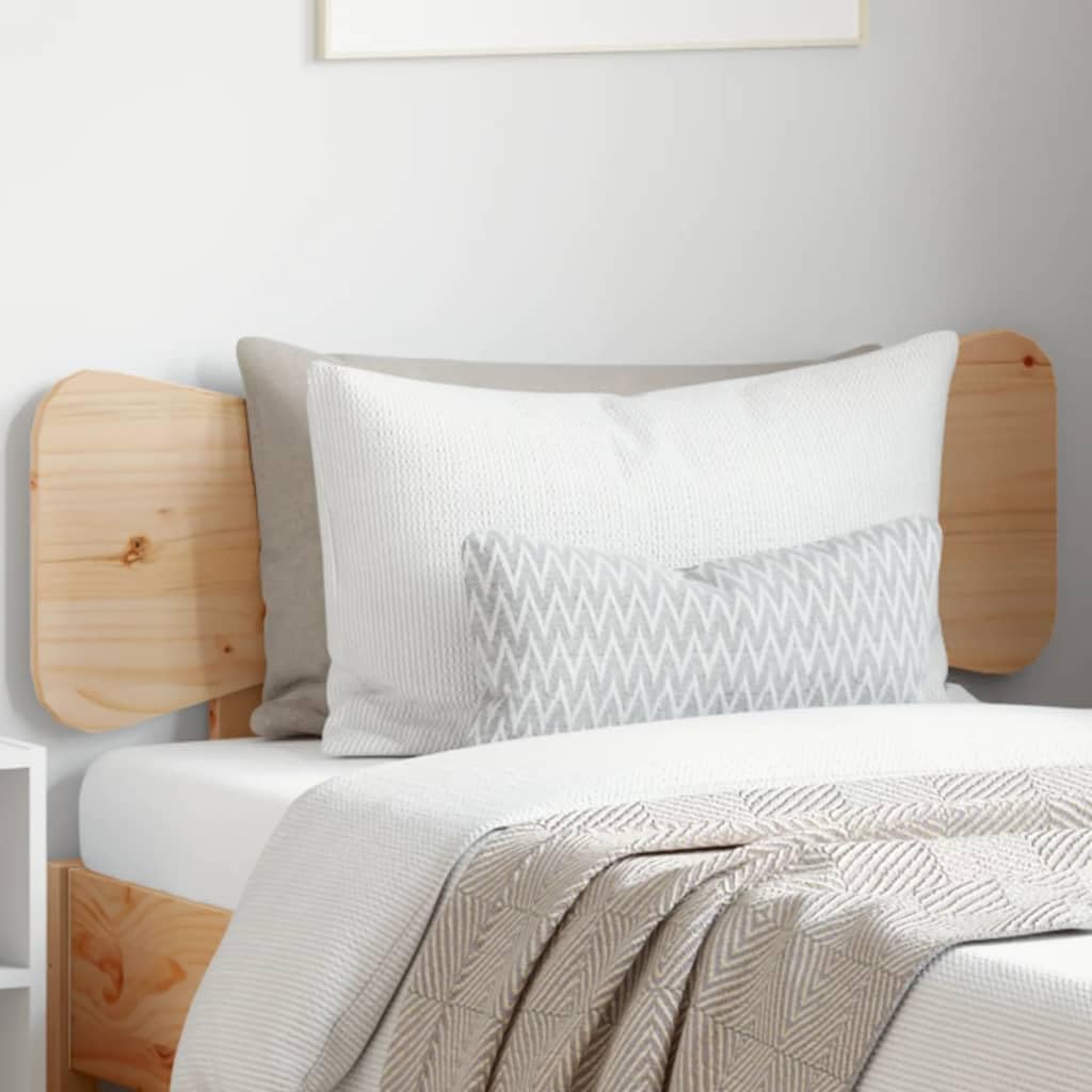 Cabecero de 100 cm de madera de pino maciza de diseño moderno cama resistente para dormitorio dormitorio juvenil cabecero pino sin tratar respaldo mientras lee televisión