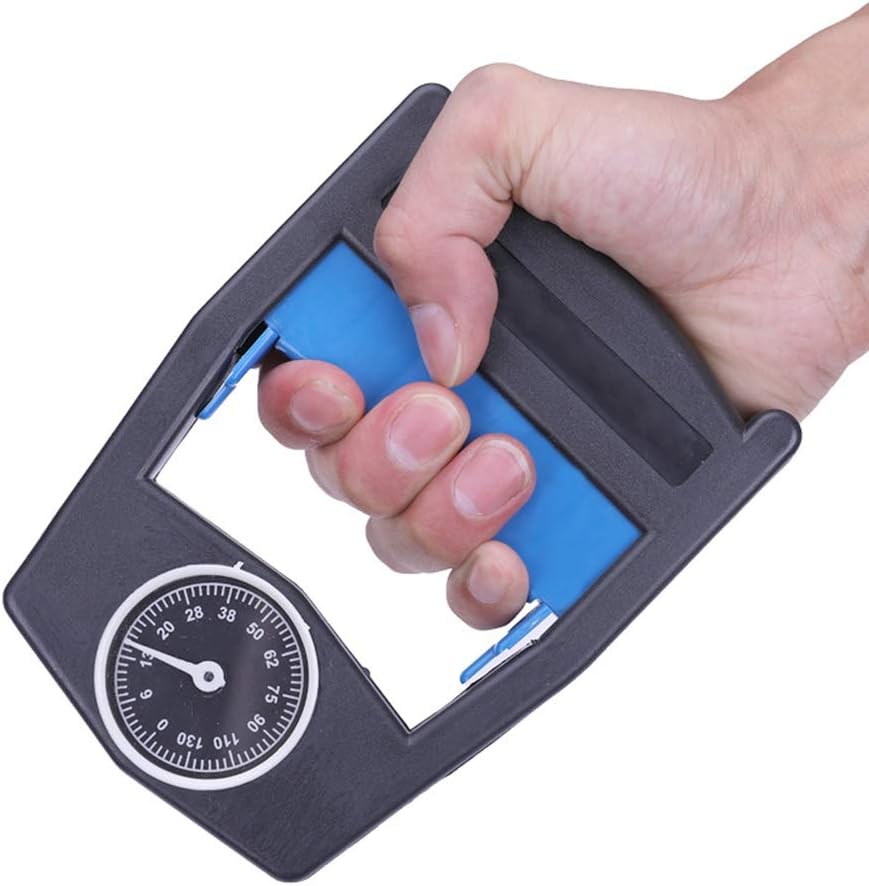 Strength Measurement Meter, Hand Grip Strength Dynamometer, Ergonomic Design Adjustable Clamp Forcemeter, for Home, Gym, Travel