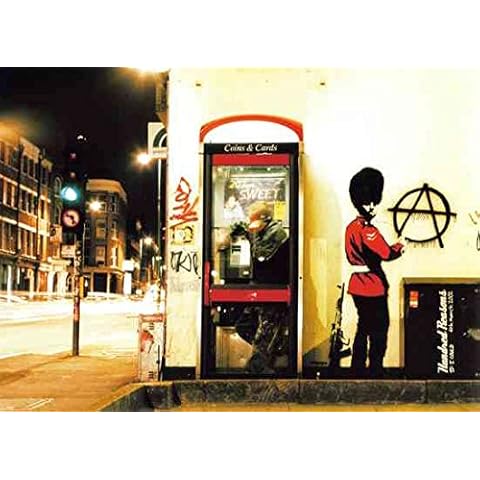 Banksy Guardsman Anarchy Spray Print A4 Cover
