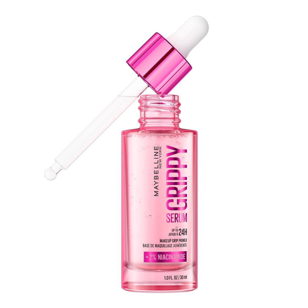 Maybelline New York Grippy Serum Primer mit Niacinamid, wasserbasierte Formel, 30ml