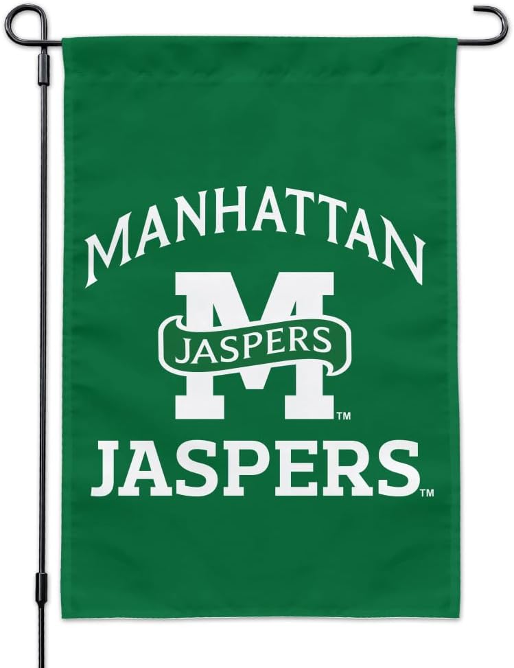 GRAPHICS & MORE Manhattan College Jaspers Logo Garden Yard Flag