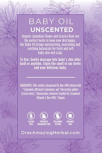 Ora's Amazing Herbal Calendula Baby Oil Review