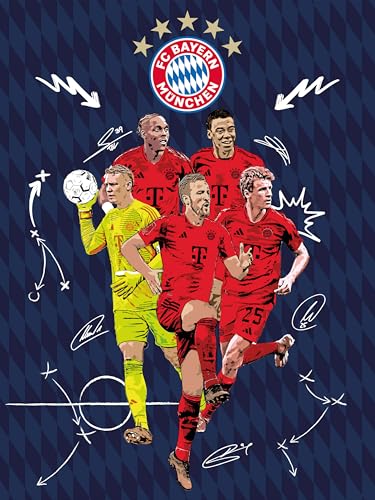 Couverture Bayern München Harry Kane 150x200 cm plaid lit canapé - 2