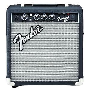 Fender Frontman 10G Guitar Amp, 10 Watts, with 2-Year Warranty, 6 Inch Fender Special Design Speaker, 5.75Dx10.25Wx11H Inches