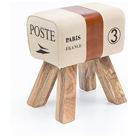 Tabouret en Bois Massif FineBuy Cover