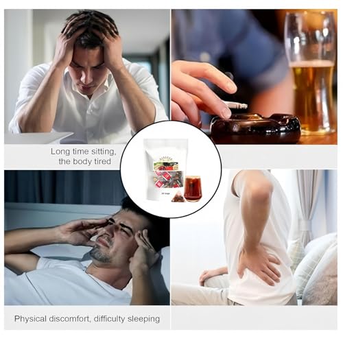 100g Gins/eng Five Treasures Tea:20 Individually Wrapped Bags,Chinese Herbal Blend with Goji Berries in 5g Pyramid Bags,Sup/ports Daily Wellness,Natural Energy & Relaxation - Image 7