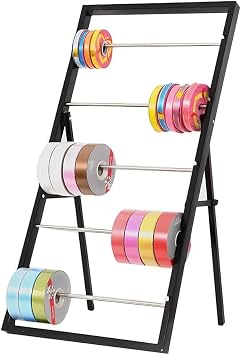 Zfmnoyev Ribbon Storage Device, Multi Layer Ribbon Storage Rack, Scarf and Ribbon Organizer, for Ribbon Shop, Cake Shops,FloristsBlack,40x80x4cm
