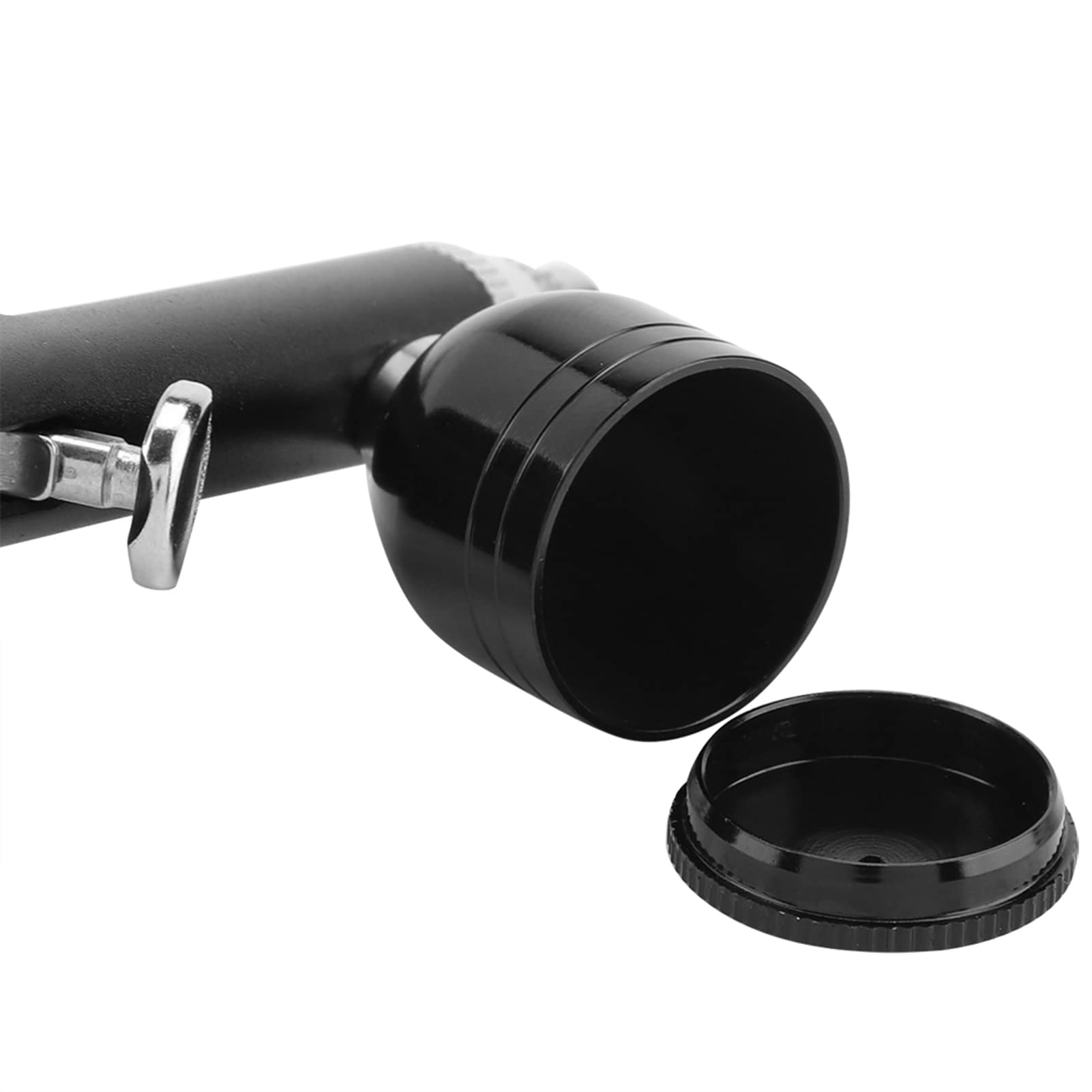 Spray Natryskowy, 0,3 Mm Czarny Mini Pistolet Natryskowy z Kompresorem Powietrza Zestaw Aerografów Zestaw Pojemności 7CC Zasilany Przez USB 8,4 V
