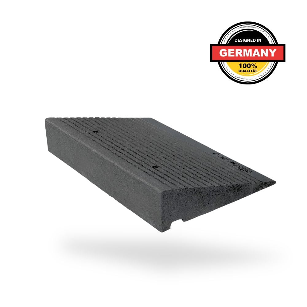 bepco Kneeblock – Cuña para sentadillas, pantorrillas de goma reciclada – Bloque de movilidad 3 en 1 para rodillas, tobillos y pantorrillas – ideal para entrenamiento, diario y rehabilitación
