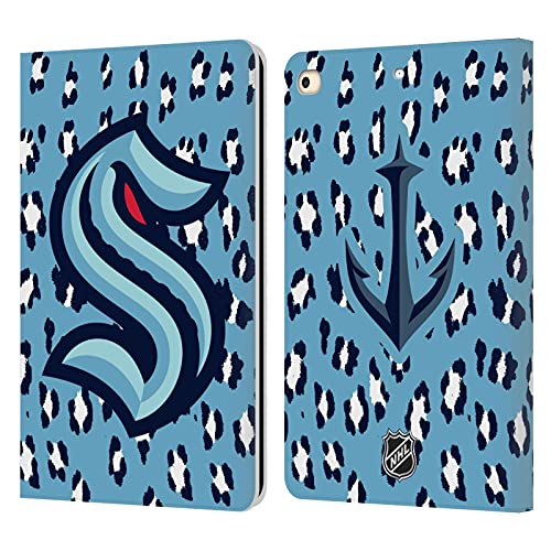 Coque iPad 9.7 Seattle Kraken NHL de Head Case Designs en finition cuir premium