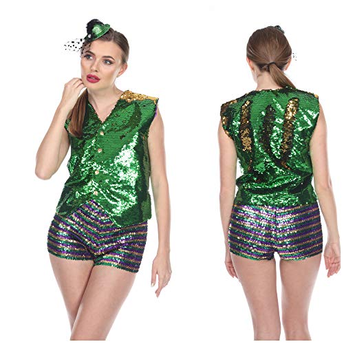 Arsimus Reversible Sequin Vest2