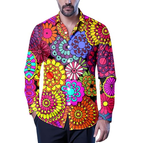 Polo golf haut chic et elegant bouton style Hawaii Aloha
