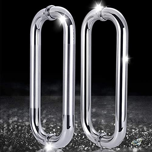 Poignée de porte de grange dos à dos acier inoxydable solide - 6