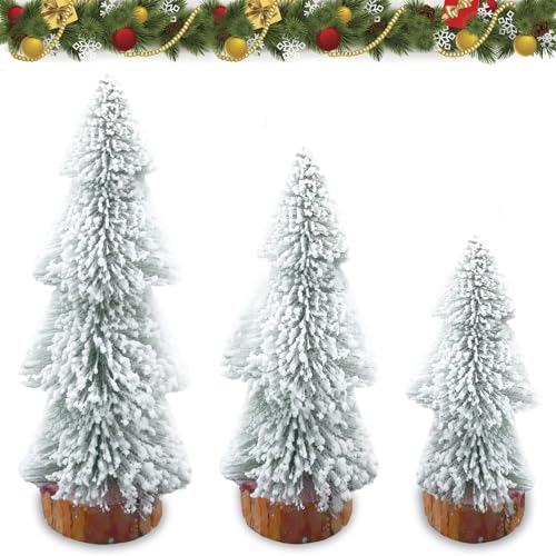 Künstlicher Weihnachtsbaum Klein, 3 Stück Mini Tannenbaum...