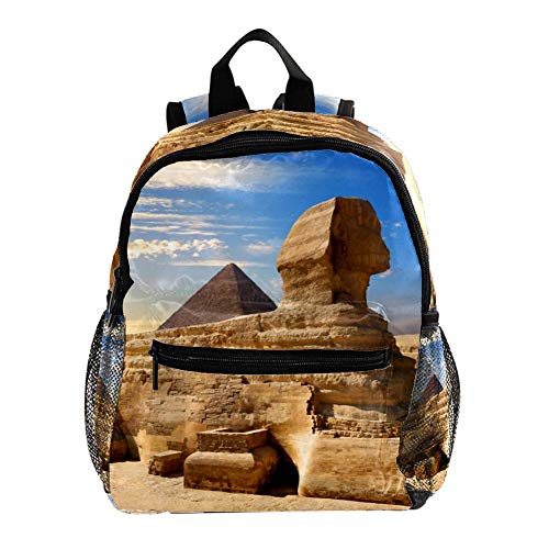 Preisvergleich Produktbild Rucksack Ägyptische Zivilisation Kinderrucksack Schultasche Wasserdicht für Kindergarten Vorschule Alter 3-8 Jahre alt 25.4x10x30CM