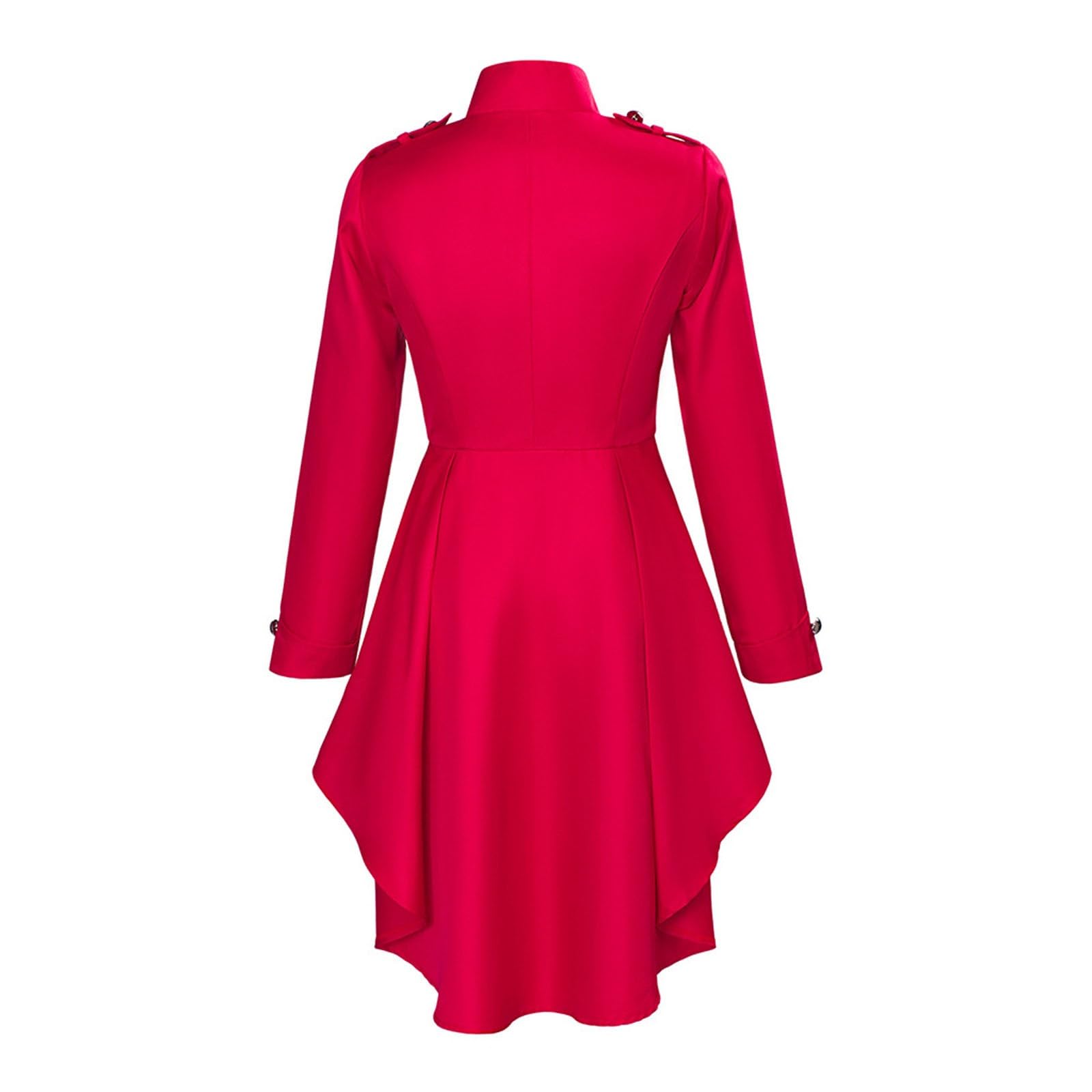 Generisch Giubbotto da donna con decorazione a bottoni, per elegante cosplay, storico guardaroba