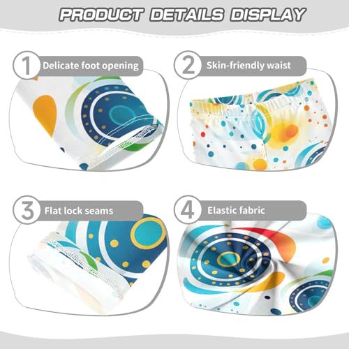 Girls' Leggings Color Circle Kids Yoga Tights Pants 1 Pack 208508063