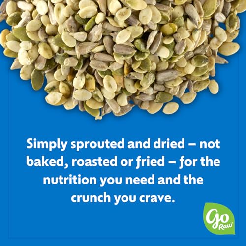 Image of Go Raw Organic Sprouted Mixed Seeds, 13 oz, Unsalted, Keto, Kosher, Superfood