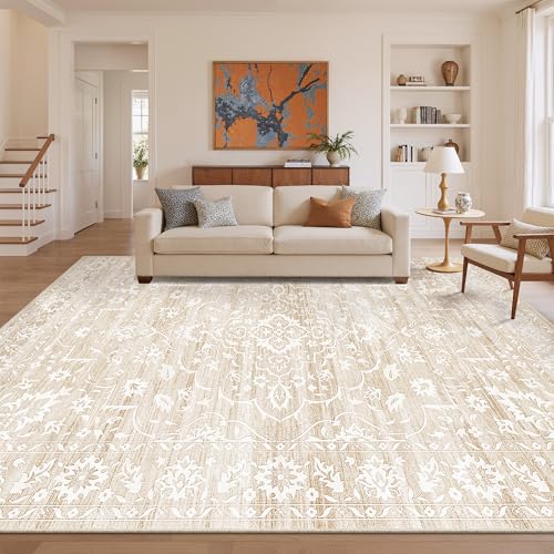 Soalmost 9x12 Washable Area Rugs for Living Room...
