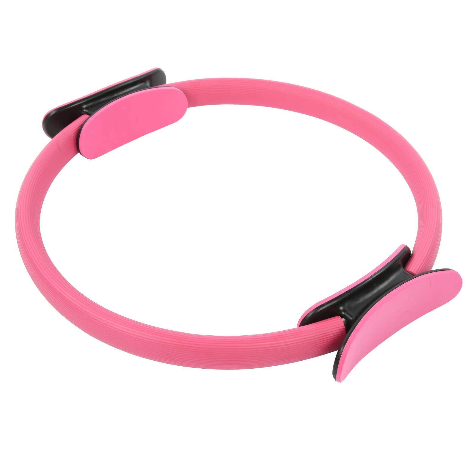 Cryfokt Yoga Ring, Double Handled Stable Workout Ring Pilates Ring for Home for Gym for Office (Pink)