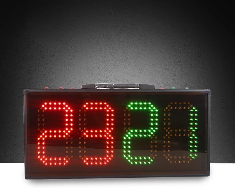 TIST LED Portable Scoreboards, Electronic Replacement Boards for Football, Electronic Scoreboards LED Desktop Scorekeepers Baseball, Electronic Digital Football/Tennis(Double)