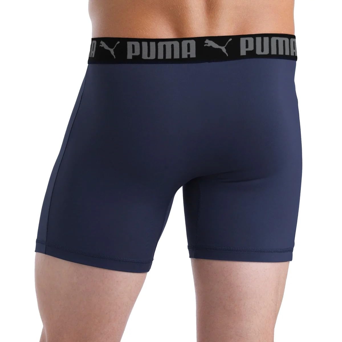 Puma Calzoncillos Tipo bóxer de Microfibra para Hombre, Paquete de 5