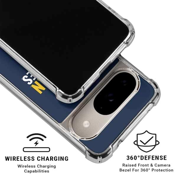 Skinit Clear Phone Case Compatible with Google Pixel 10 - Officially Licensed University of Michigan Wolverines M Design