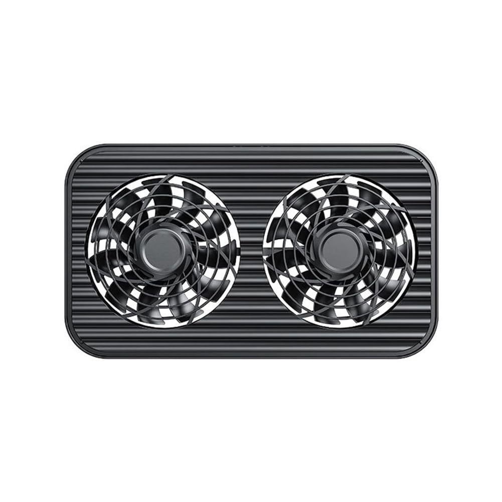 Z-X4 - Base di raffreddamento per router con doppio ventilatore, connettore di alimentazione USB e supporto per dissipatore di da 140 mm, per raffreddare l'host