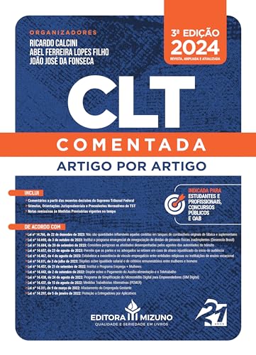 CLT Comentada Artigo por Artigo