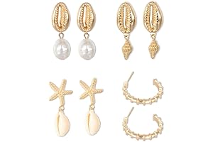 Sixexey Boho Seashell Earrings