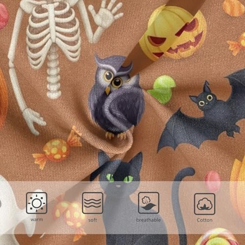 Girls Underwear, Halloween Pumpkins Toddler Girl Panties, Girls Cotton Underwear, 2T–8 Years3