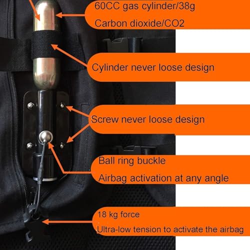 Chaleco de airbag para equitación y motociclismo, chaleco de seguridad inflable ligero con protección anticaídas para deportes todoterreno