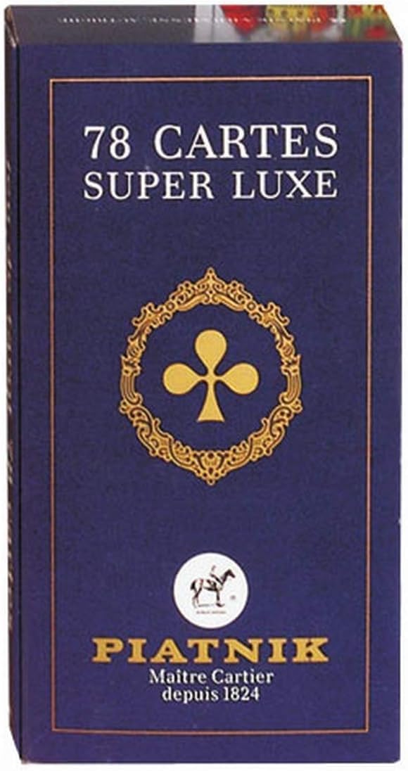 Tarot luxe: 78 CARTES DOS BLEU ET OR