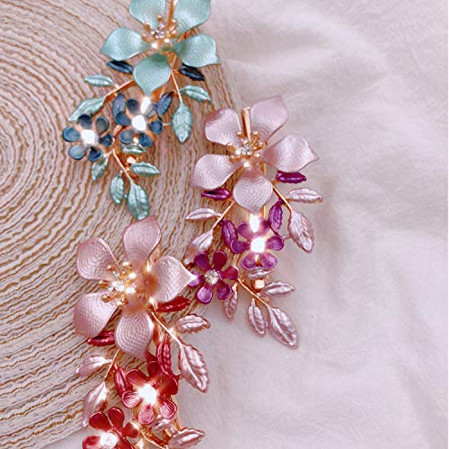 3Pcs Large Flower Metal French Hair Styling Alligator Clips Accessories Women Girls #TOP3