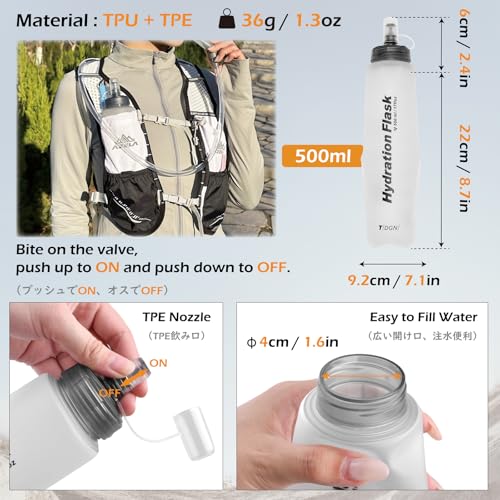 Image of TRIWONDER Hydration Vest Running Backpack for Men & Women, Water Pack for Hiking, Camping, Climbing & Cycling, Lightweight Daypack