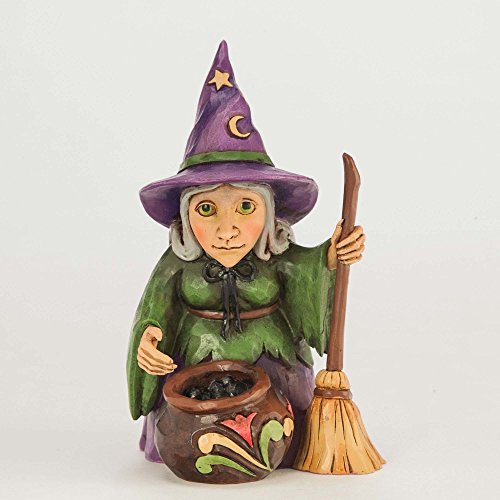 Enesco Jim Shore Witch with Cauldron Mini Figurine 4047845Q Limited Edition