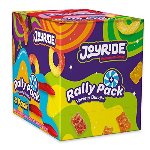 Joyride By Project 7 Keto Gummies, Variety Pack – Keto Candy With Low Sugar & Low Net Carbs – Low Calorie Snacks – Vegan Gummy Candy With No Sugar Alcohols (Pack Of 8) #TOP7