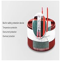 Vista 3 de ATO Transformador toroidal de 1000 VA, monofásico, 110 V a 2 x 6 V, transformadores toroidales de potencia, reconocido por UL, para control