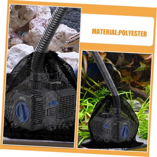 Bolsa de filtro para bomba de agua 2 piezas malla resistente miniatura 7