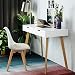 Homfa Mesa de Escritorio Mesa para Ordenador Escritorio para Estudio Oficina Dormitorio...