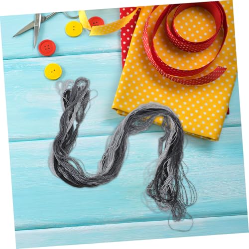 Set de 7 hilos para bordado de seda, material seda, 20m cada uno, resistente a la decoloración para proyectos de quilting y costura DIY miniatura 7
